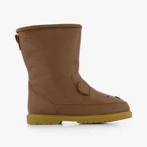 Donsje Amsterdam Wadudu Bear Kids Boys Boots In Camel