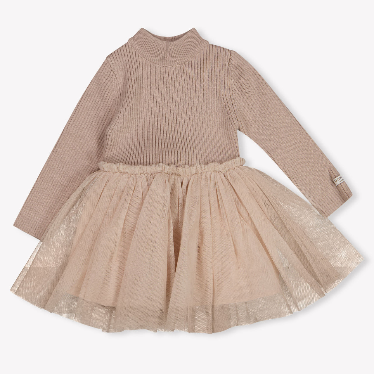 Donsje Amsterdam Lotus Baby Meisjes Jurk In Licht Roze