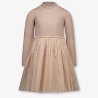 Donsje Amsterdam Lotus Kids Girls Dress In Old Pink