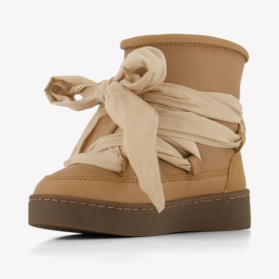 Donsje Amsterdam Girls Boots In Beige