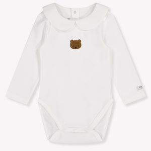 Donsje Amsterdam Davo Baby Boys Romper In OffWhite