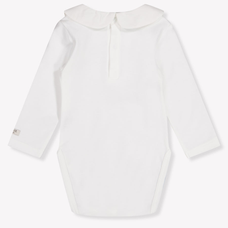 Donsje Amsterdam Davo Baby Boys Romper In OffWhite