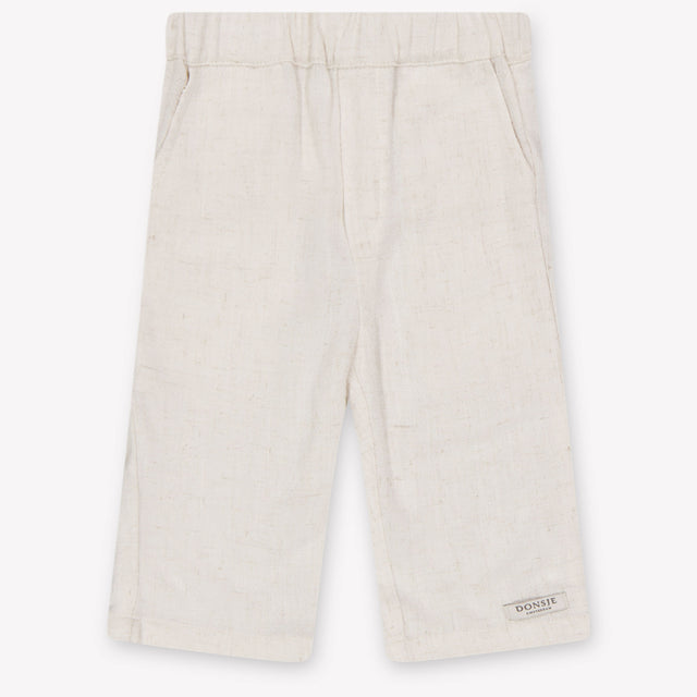 Donsje Amsterdam Dado Baby Girls Pants In OffWhite