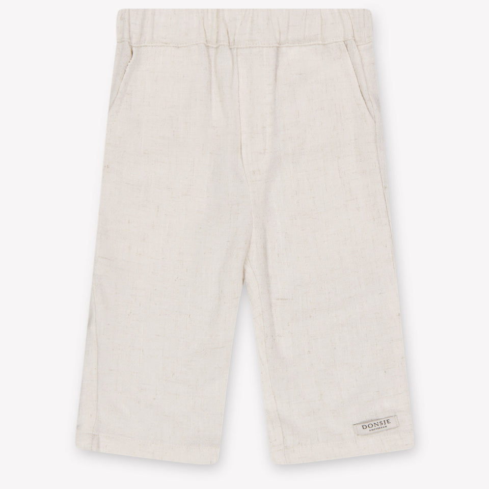 Donsje Amsterdam Dado Baby Meisjes Broek In Off White