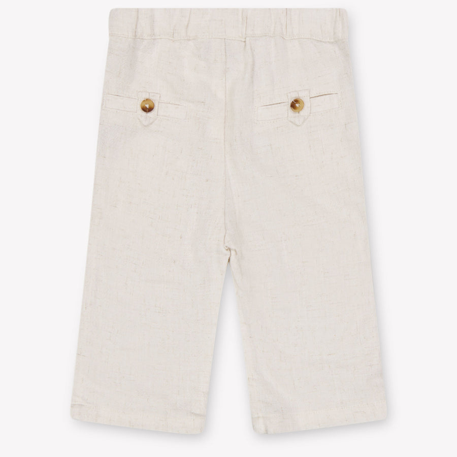 Donsje Amsterdam Dado Baby Meisjes Broek In Off White