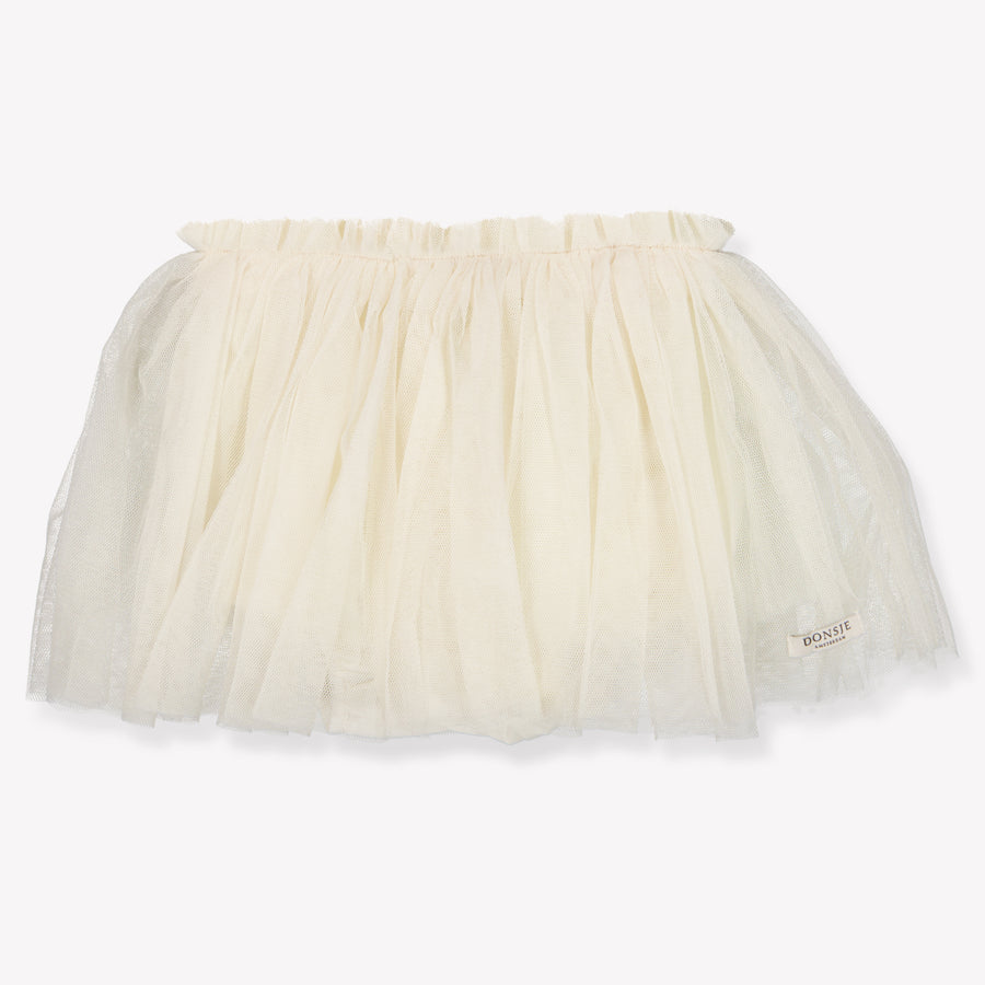Donsje Amsterdam Rieta Baby Girls Skirt In OffWhite