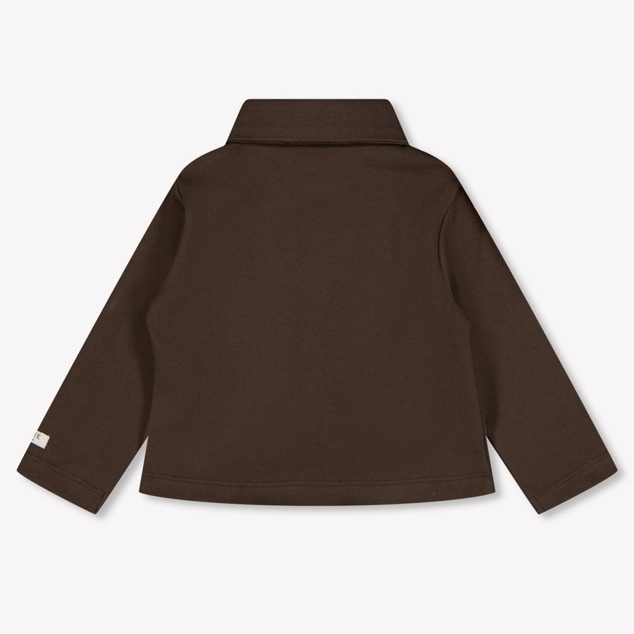 Donsje Amsterdam Touten Baby Jongens Blouse In Bruin