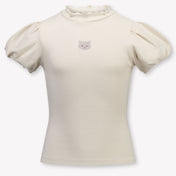 Donsje Amsterdam Nowien Kinder Meisjes T-Shirt In Off White