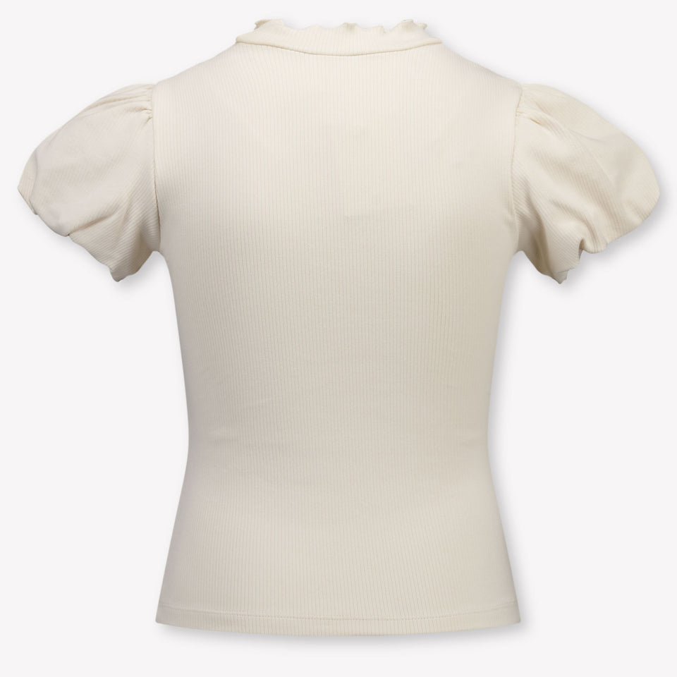 Donsje Amsterdam Nowien Kinder Meisjes T-Shirt In Off White