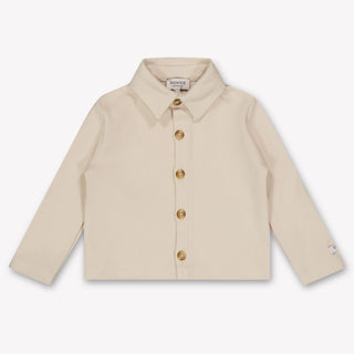 Donsje Amsterdam Touten Baby Boys Blouse In Light Beige