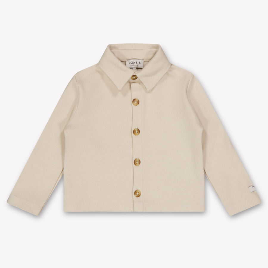 Donsje Amsterdam Touten Baby Boys Blouse in Light Beige