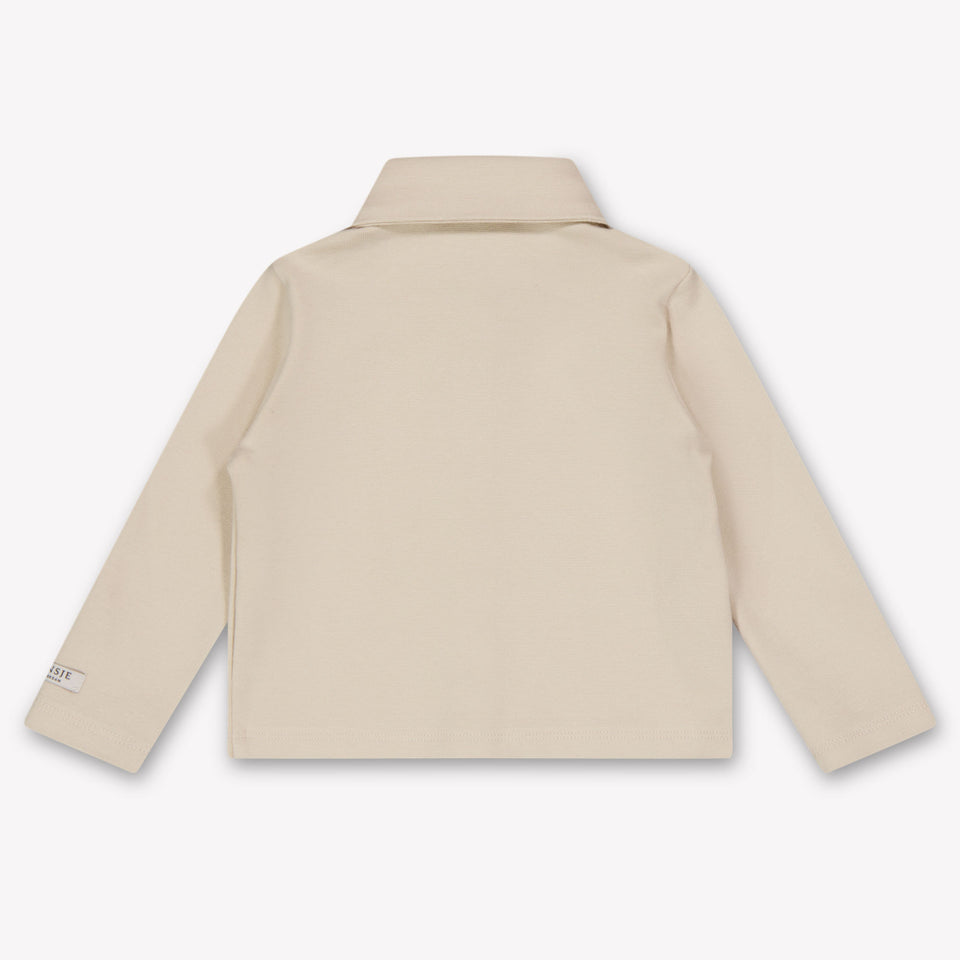 Donsje Amsterdam Touten Baby Boys Blouse In Light Beige