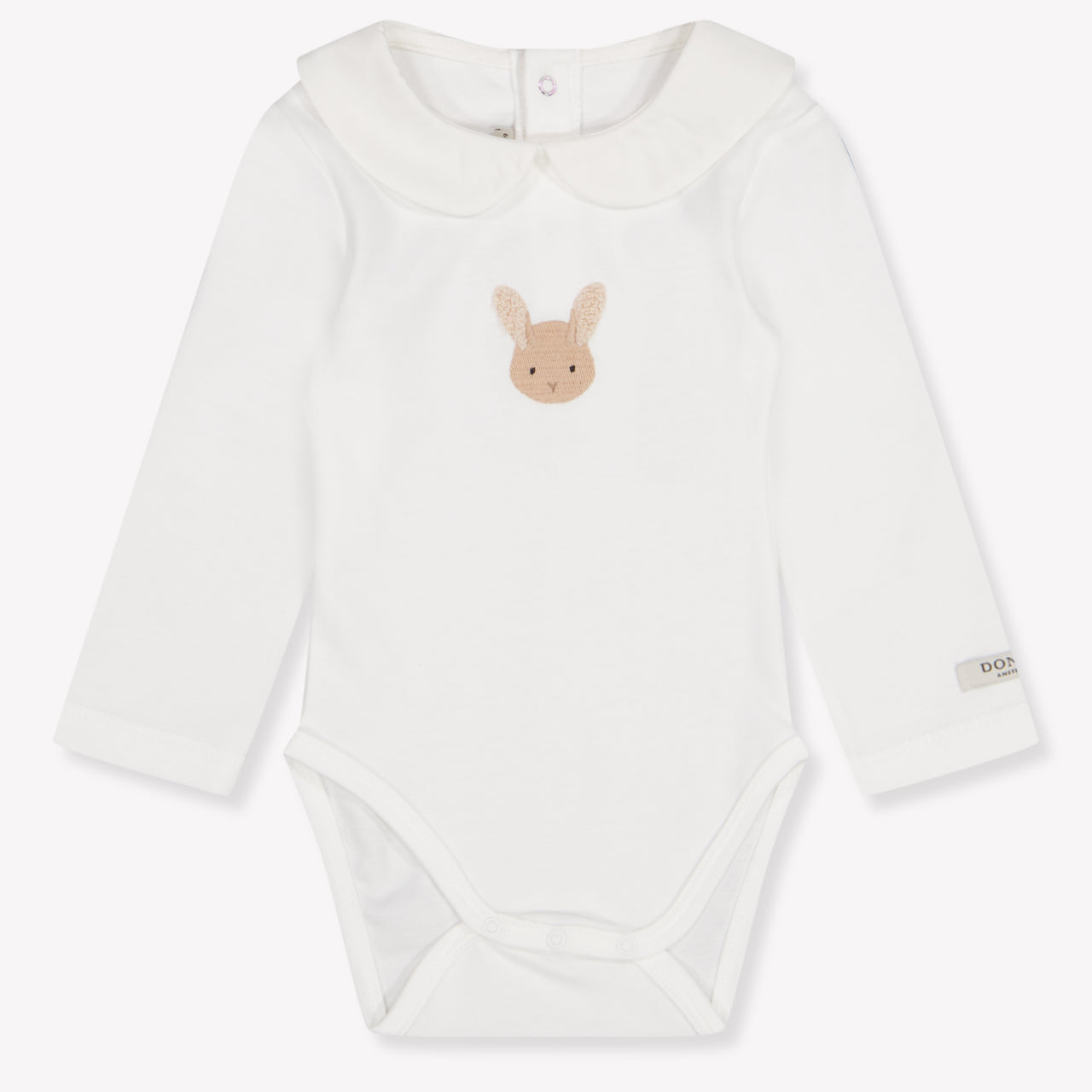 Donsje Amsterdam Davo Baby Girls Romper In OffWhite