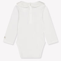 Donsje Amsterdam Davo Baby Girls Romper In OffWhite