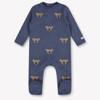 Donsje Amsterdam Phlyn Baby Boys Playsuit In Anthracite