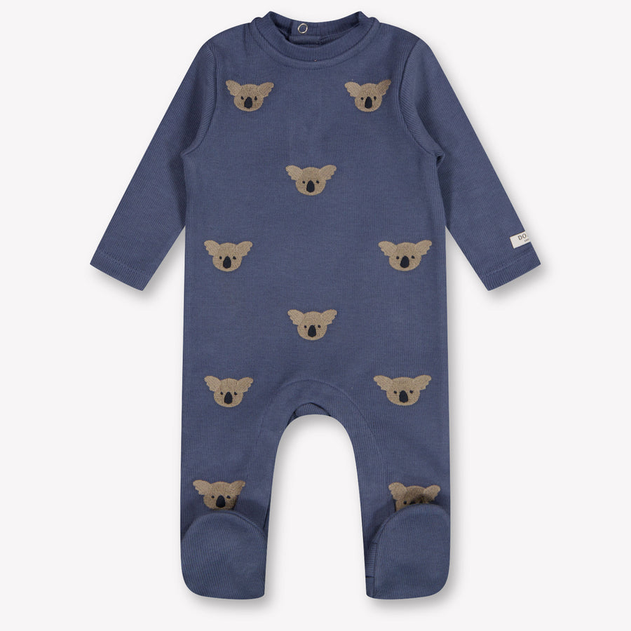 Donsje Amsterdam Phlyn Baby Boys Playsuit In Anthracite