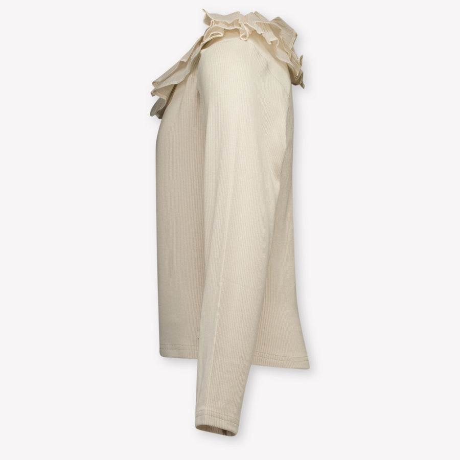 Donsje Amsterdam Kids Girls T-Shirt In OffWhite