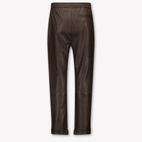 Donsje Amsterdam Kids Girls Pants In Brown