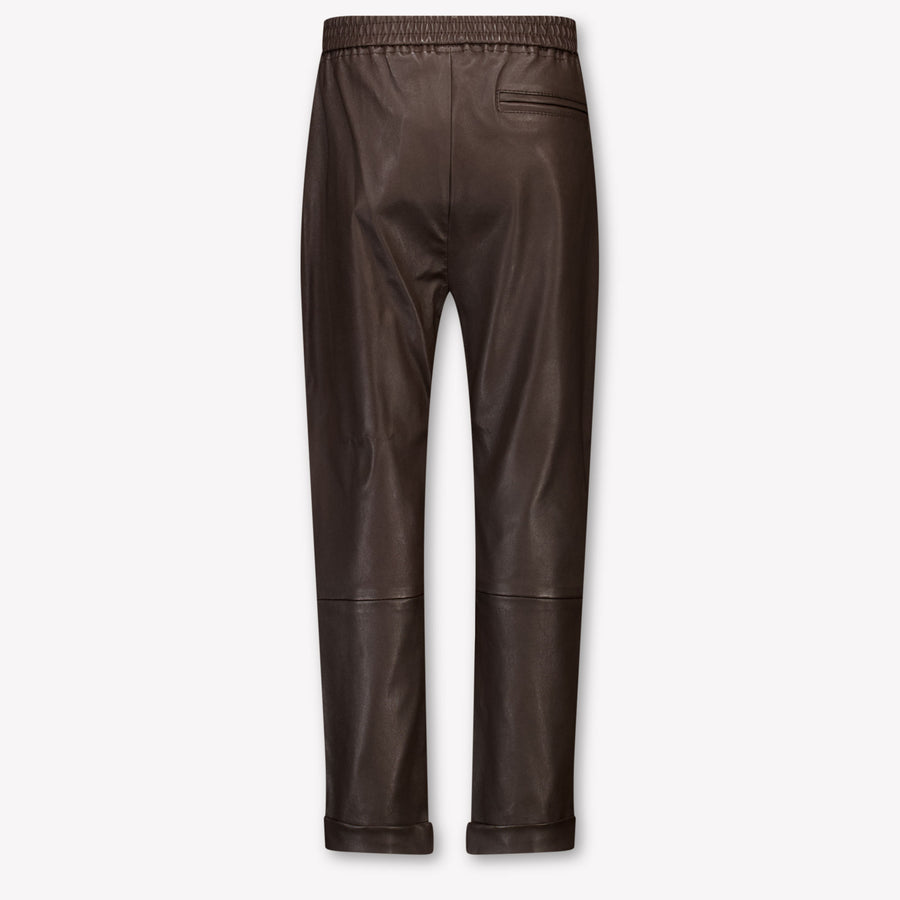 Donsje Amsterdam Kids Girls Pants In Brown