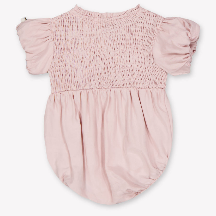 Donsje Amsterdam Eledor Baby Meisjes Rompertje In Oud Roze