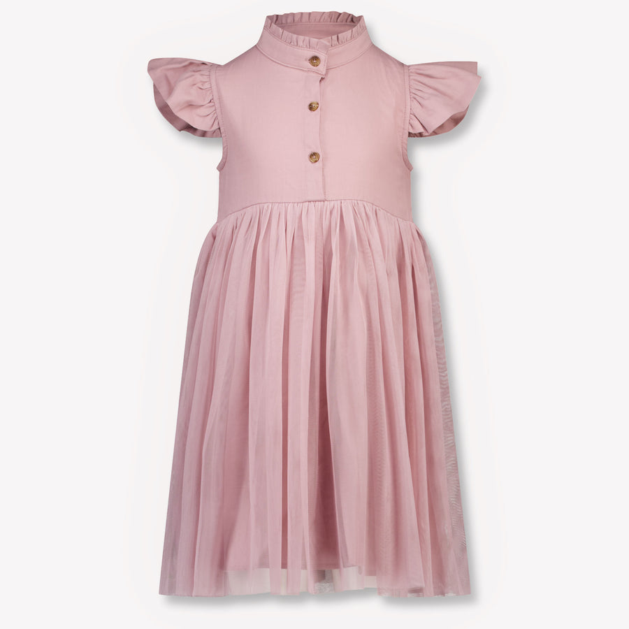 Donsje Amsterdam Fleurance Kids Girls Dress In Lilac