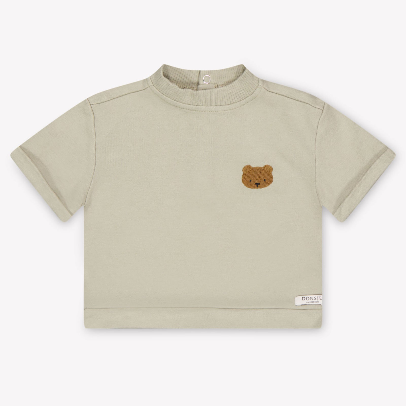 Donsje Amsterdam Jarne Baby Jongens T-Shirt In Licht Groen