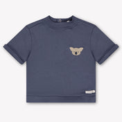 Donsje Amsterdam Jarne Baby Jongens T-Shirt In Navy
