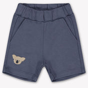 Donsje Amsterdam Ithri Baby Jongens Shorts In Navy