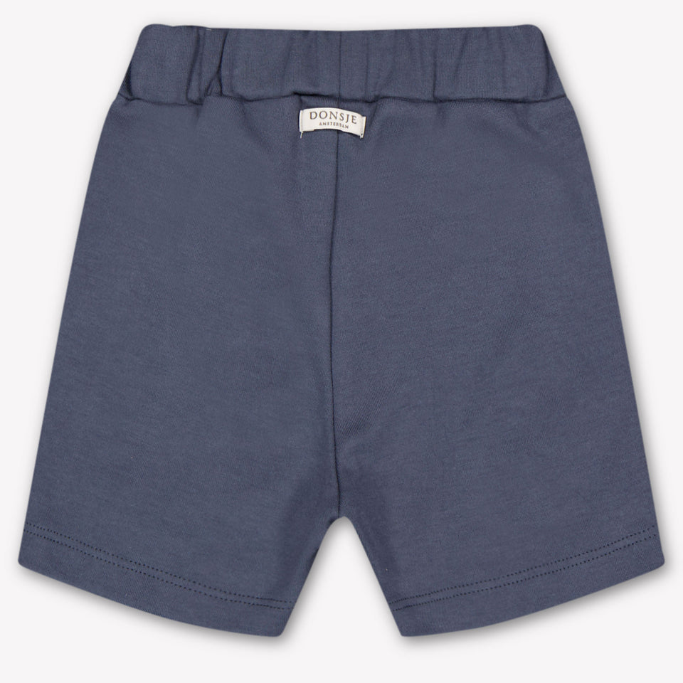Donsje Amsterdam Ithri Baby Jongens Shorts In Navy