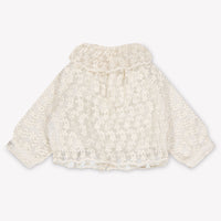 Donsje Amsterdam Mailien Baby Meisjes Blouse In Off White