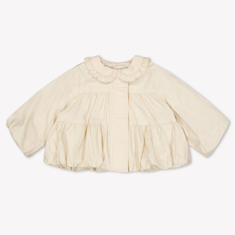 Donsje Amsterdam Sandera Baby Meisjes Zomerjas In Licht Beige