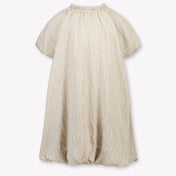 Donsje Amsterdam Dilan Kids Girls Dress In Taupe