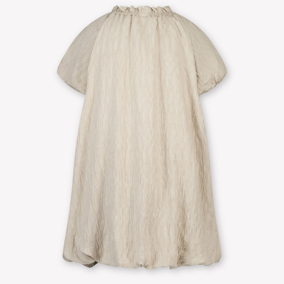 Donsje Amsterdam Dilan Kids Girls Dress In Taupe