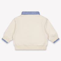 Donsje Amsterdam Prime Baby Boys Sweater In Light Beige