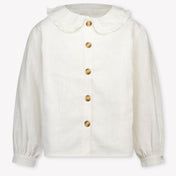Donsje Amsterdam Liège Kids Girls Blouse In OffWhite