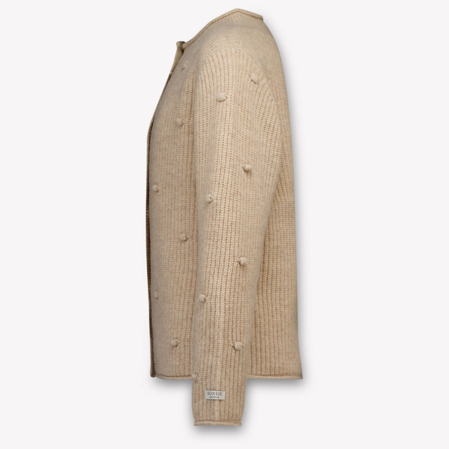 Donsje Amsterdam Marloes Kinder Meisjes Vest In Beige