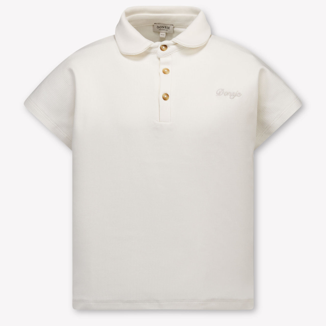 Donsje Amsterdam Ivelle Kids Girls Polo In OffWhite