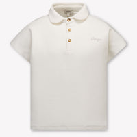 Donsje Amsterdam Ivelle Kids Girls Polo In OffWhite