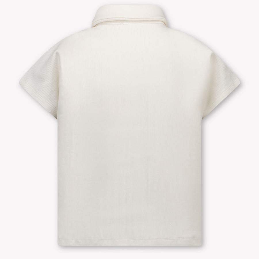 Donsje Amsterdam Ivelle Kids Girls Polo In OffWhite