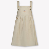 Donsje Amsterdam Harpar Kids Girls Dress In Sand