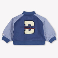 Donsje Amsterdam Noal Baby Boys Cardigan In Dark Blue