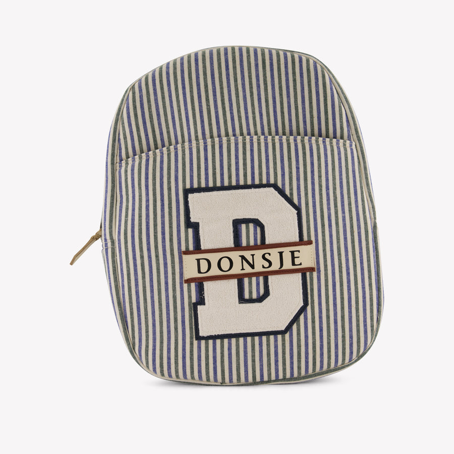 Donsje Amsterdam Raffie Unisex Kids Bag in Blue