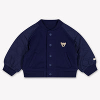 Donsje Amsterdam Noal Baby Boys Cardigan In Navy