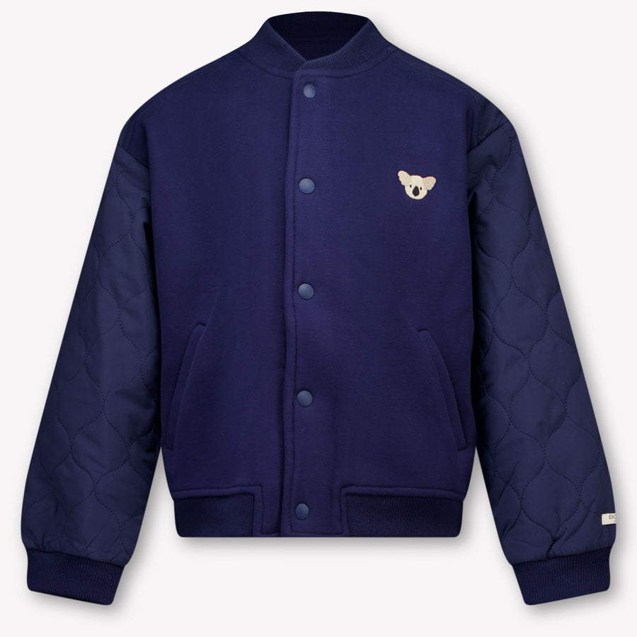 Donsje Amsterdam Noal Kids Boys Cardigan In Navy