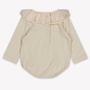Donsje Amsterdam Fabien Baby Meisjes Rompertje In Licht Beige