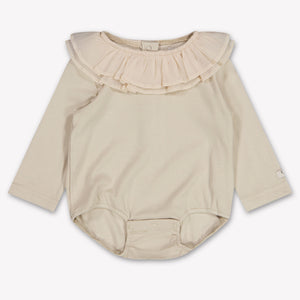 Donsje Amsterdam Fabien Baby Meisjes Rompertje In Licht Beige