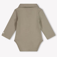 Donsje Amsterdam Finnian Baby Boys Romper In Light Green
