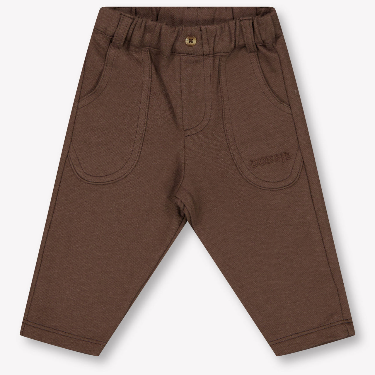 Donsje Amsterdam Gustavus Baby Boys Pants In Dark Brown