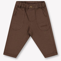 Donsje Amsterdam Gustavus Baby Boys Pants In Dark Brown
