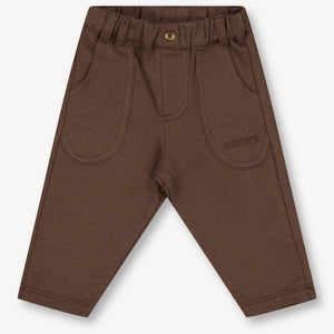 Donsje Amsterdam Gustavus Baby Boys Pants In Dark Brown